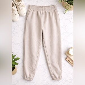 Garage Beige Fleece Jogger Sweatpants P/S
